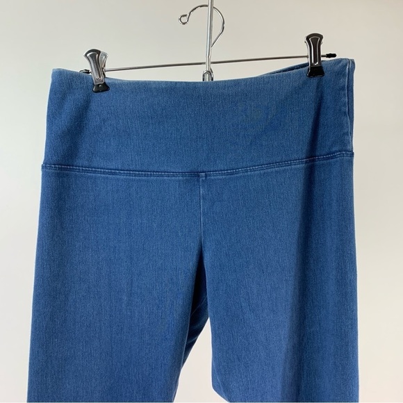 Cafe Marrekesh Women's Tummy Control Chambray Jeggings Leggings Medium M - Picture 3 of 7